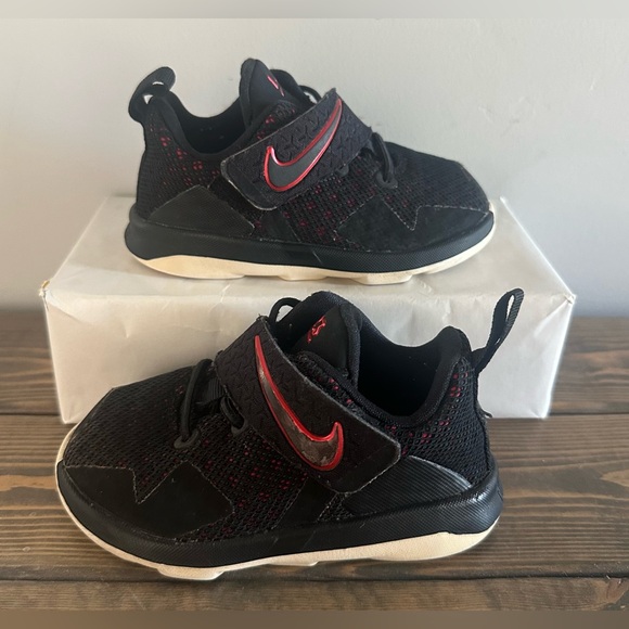 Nike Other - Nike LeBron James XIV (TD) Black/Red Toddler Boy's Sneakers| Size 6C 859470-004